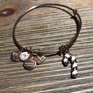 COPY - Alex and Ani Limited Edition Candy Cane Bangle